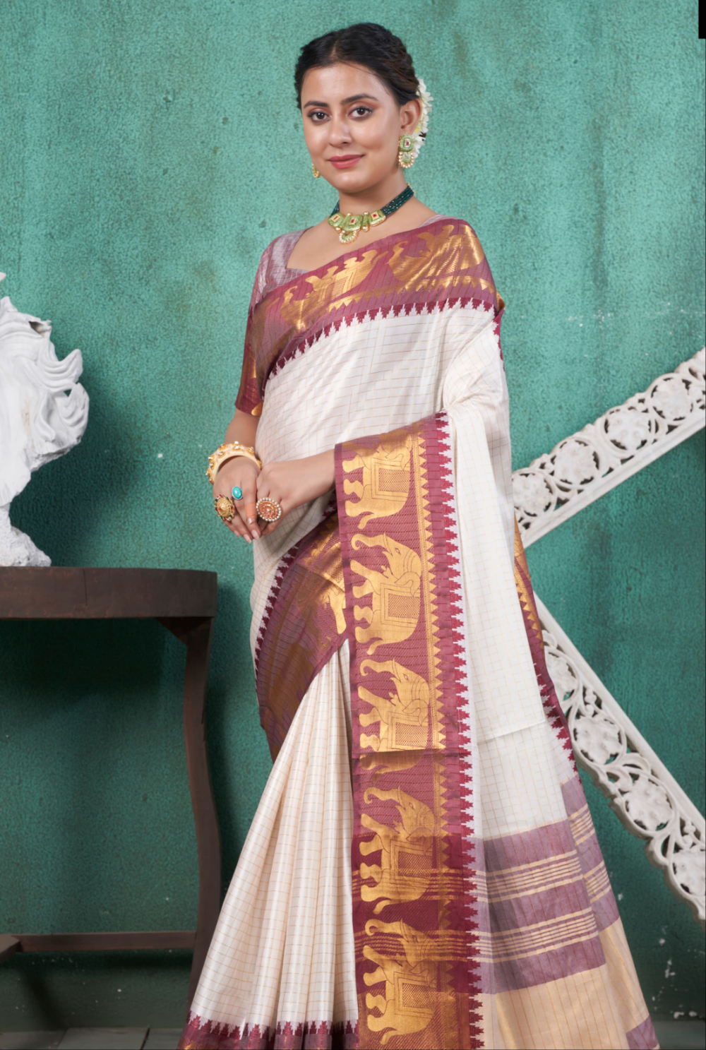 Premium Cotton Silk Saree