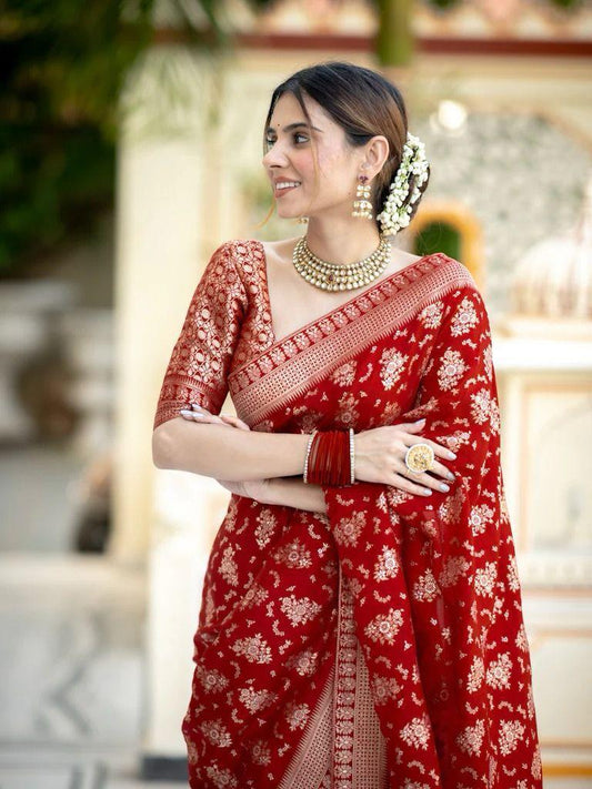 Royal Elegance Soft Lichi Silk Saree