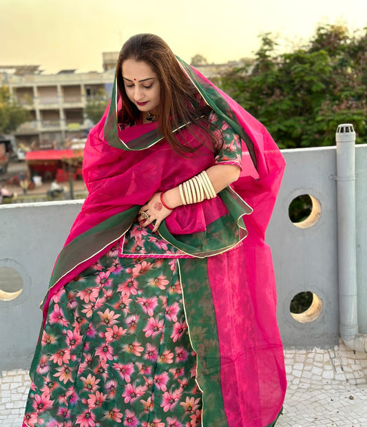 Soft Chanderi Fabric Odhna