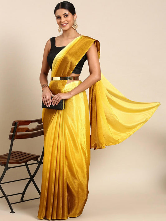 Soft Chinon Ready To Wear Saree