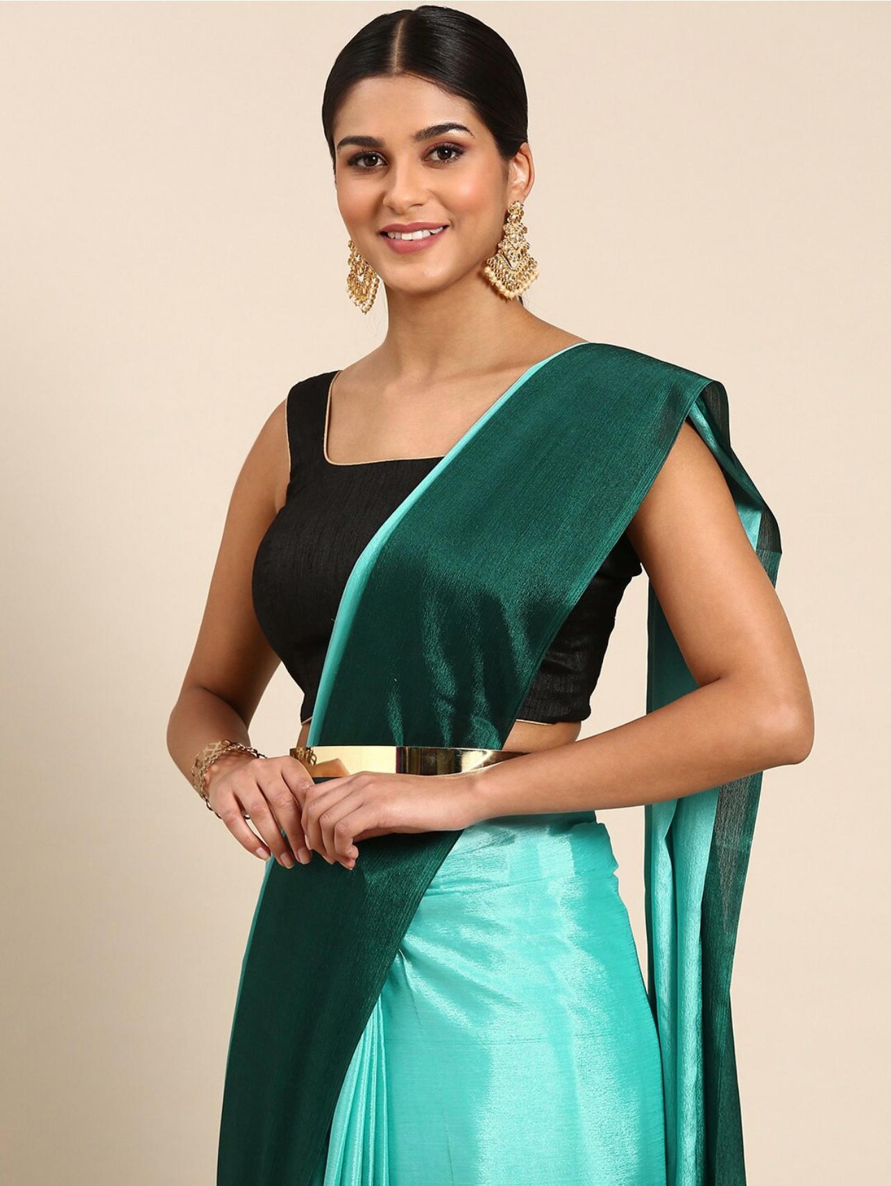 Soft Chinon Ready To Wear Saree