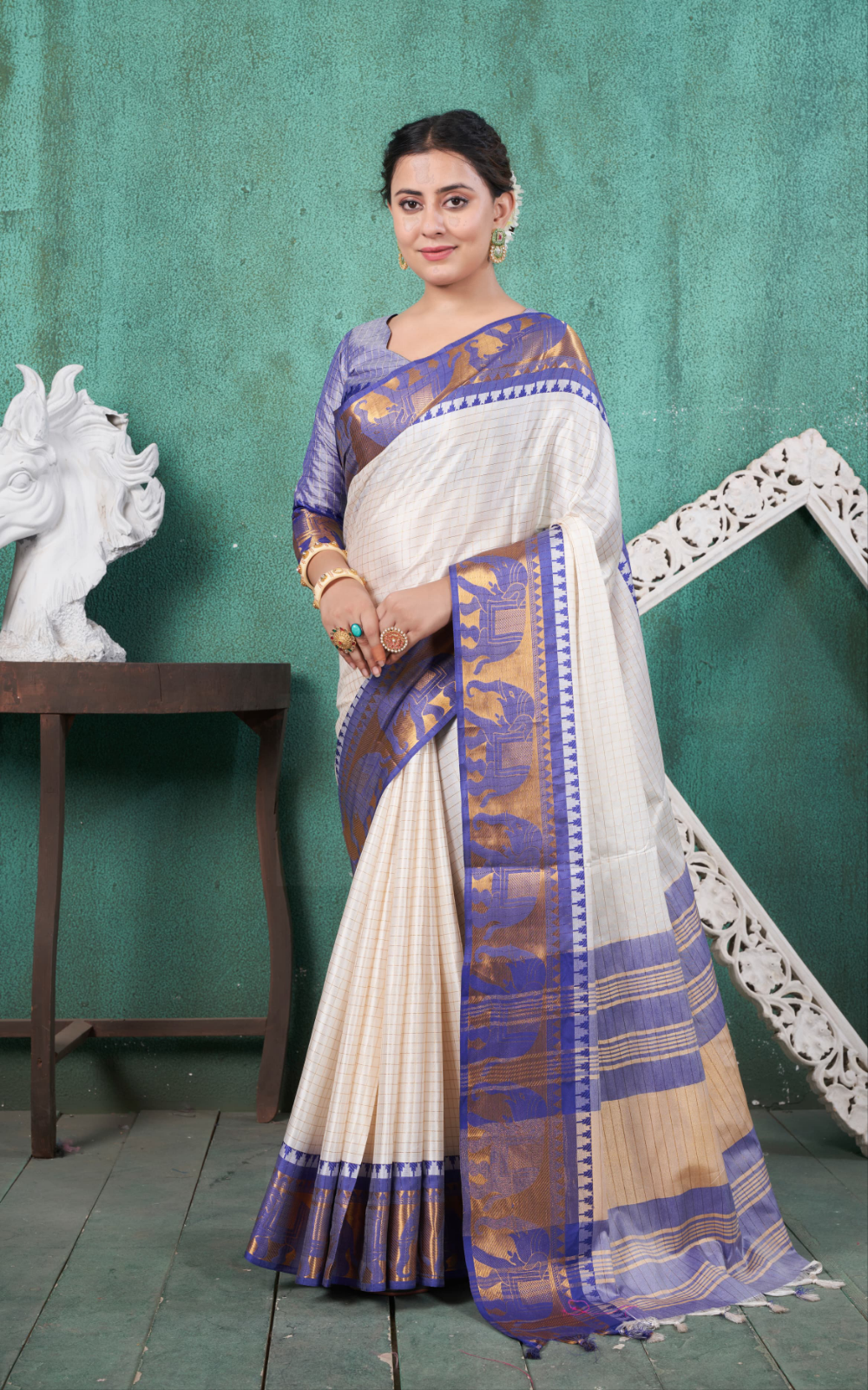 Premium Cotton Silk Saree