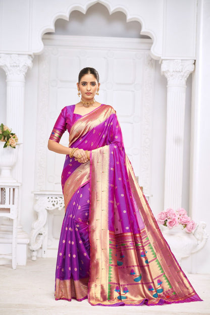 Premium Paithani Silk Saree