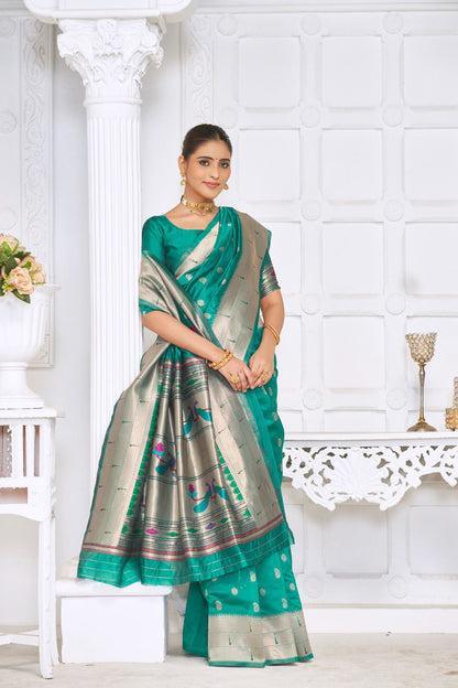 Premium Paithani Silk Saree