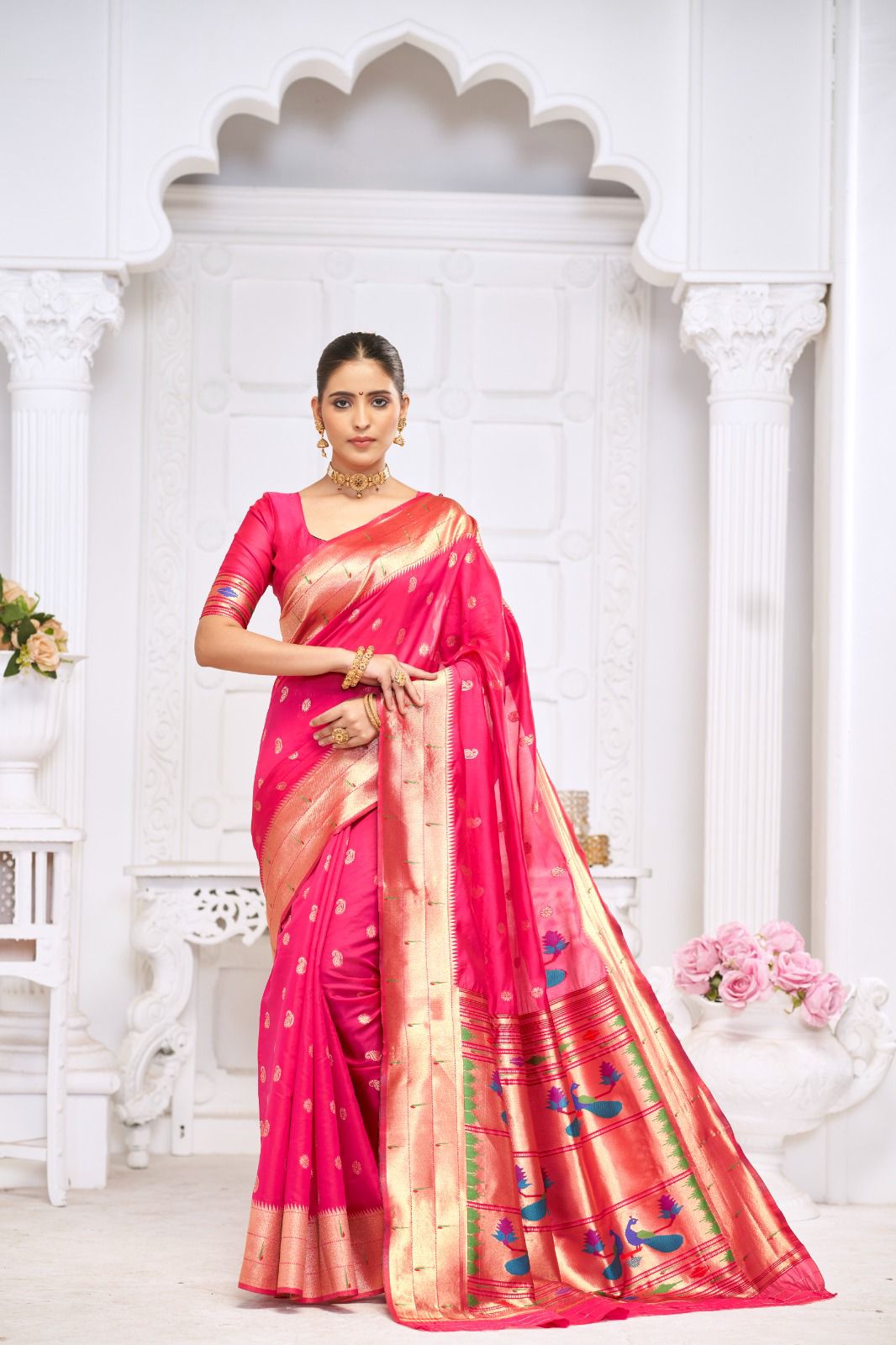 Premium Paithani Silk Saree