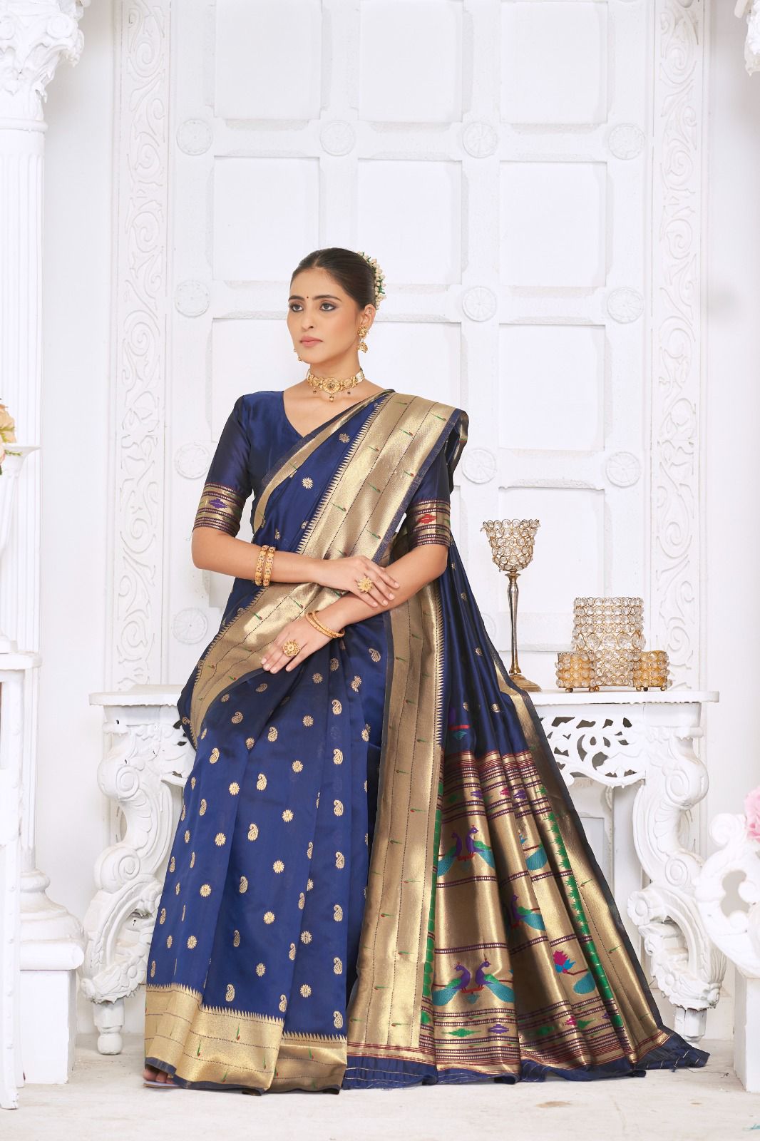 Premium Paithani Silk Saree