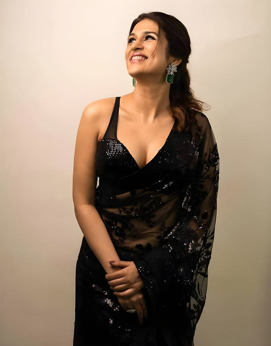 Soft Georgette Saree:Pary Wear