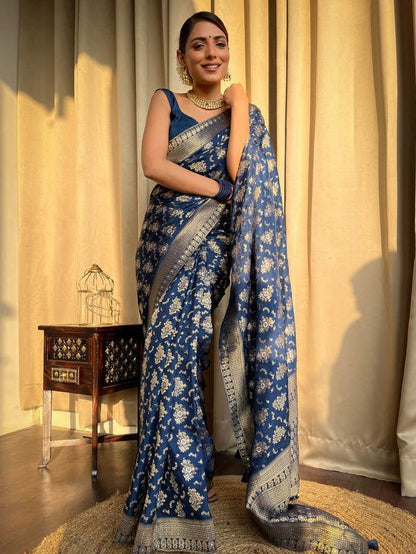 Royal Elegance Soft Lichi Silk Saree