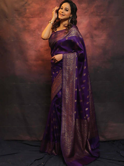 Soft Lichi Silk Saree