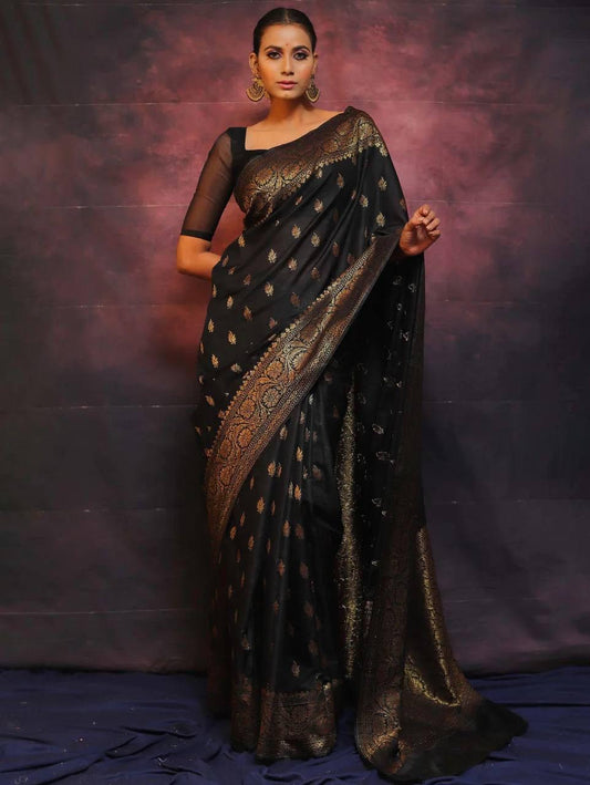 Soft Lichi Silk Saree