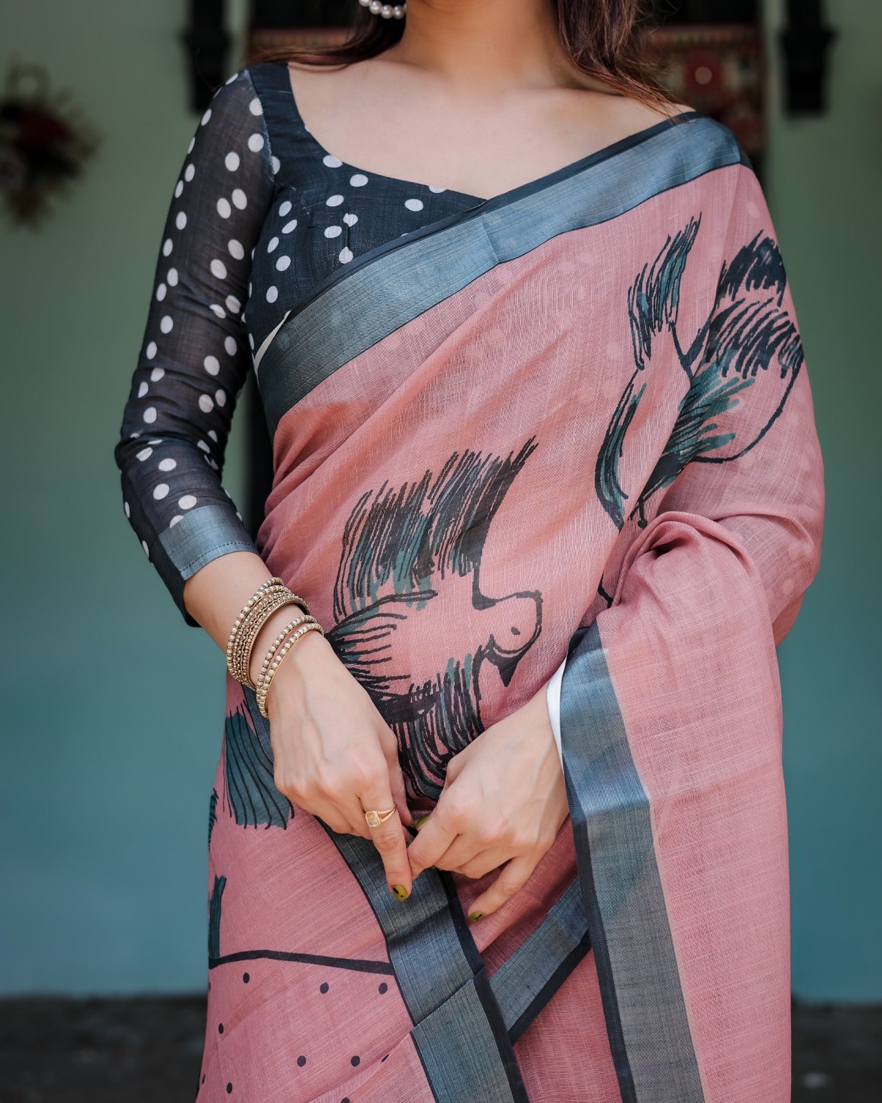 Dusty Pink Premium Linen 102