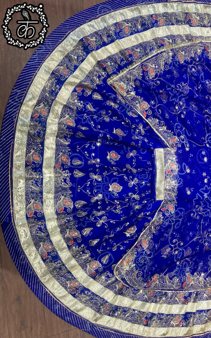 Royal Odhani with Zari Work