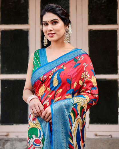 Banarasi Silk Digital Print-  Tussar 1120