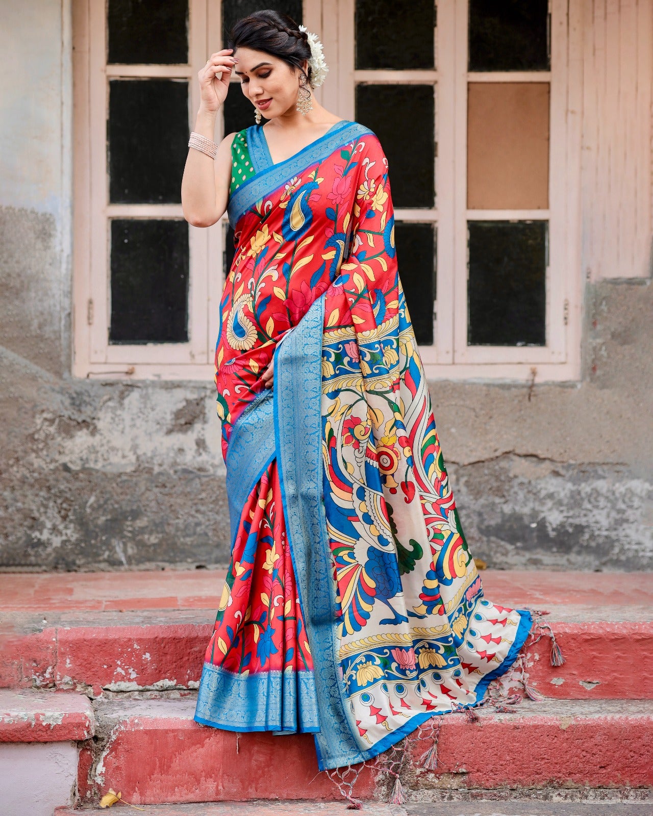 Banarasi Silk Digital Print-  Tussar 1120