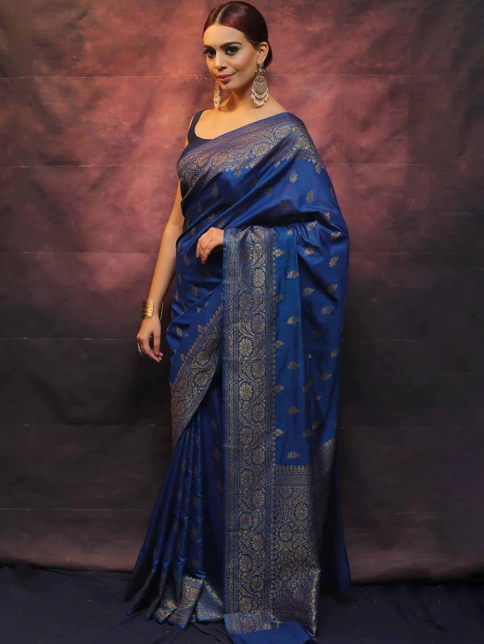 Soft Lichi Silk Saree