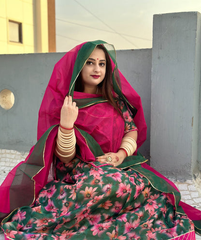 Soft Chanderi Fabric Odhna