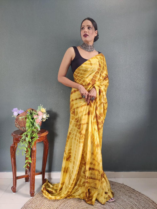 Ready to Wear Chinnon Saree