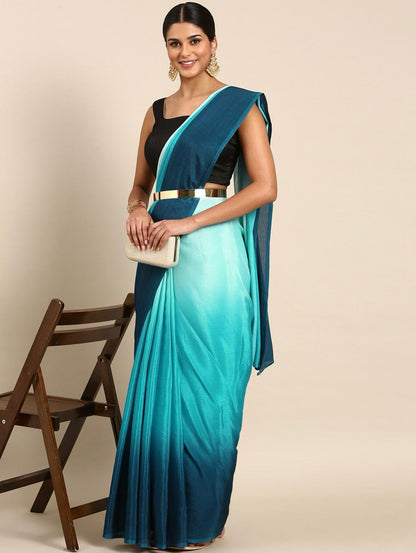 Soft Chinon Ready To Wear Saree