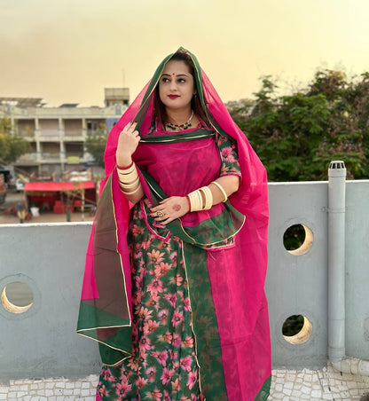 Soft Chanderi Fabric Odhna