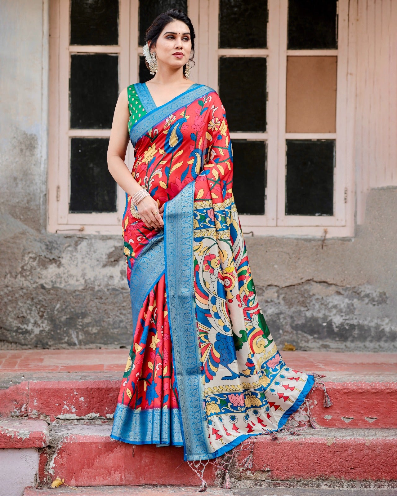 Banarasi Silk Digital Print-  Tussar 1120