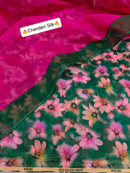 Soft Chanderi Fabric Odhna